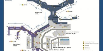 Vankuverio terminalo žemėlapyje