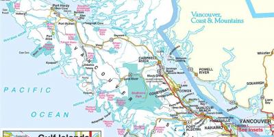 Vankuverio parkų žemėlapyje
