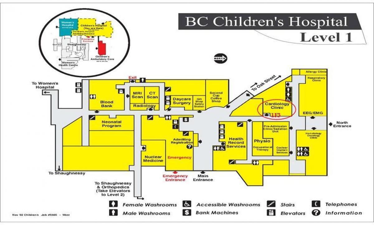 žemėlapis bc vaikų ligoninė