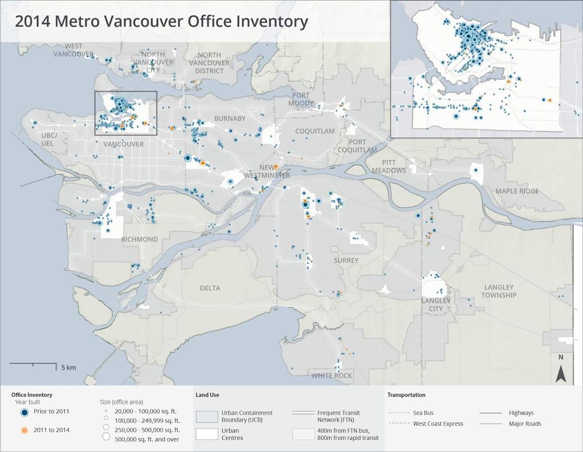 metro vancouver skytrain žemėlapyje