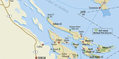 Žemėlapis persijos įlankos salos bc canada