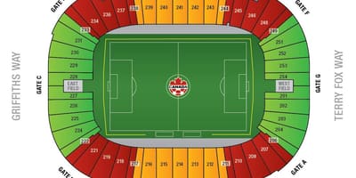 Bc place " stadionas žemėlapyje