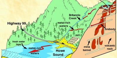 Vankuverio geologijos žemėlapyje