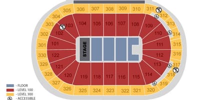 Rogers arena vartų žemėlapyje