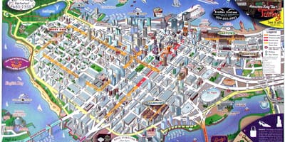 Žemėlapis iš vancouver bc canada