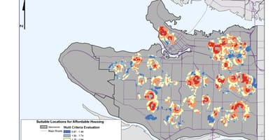 Miesto vankuveris gis žemėlapis