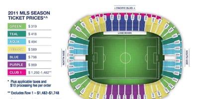 Bc place " stadionas krėslų žemėlapyje